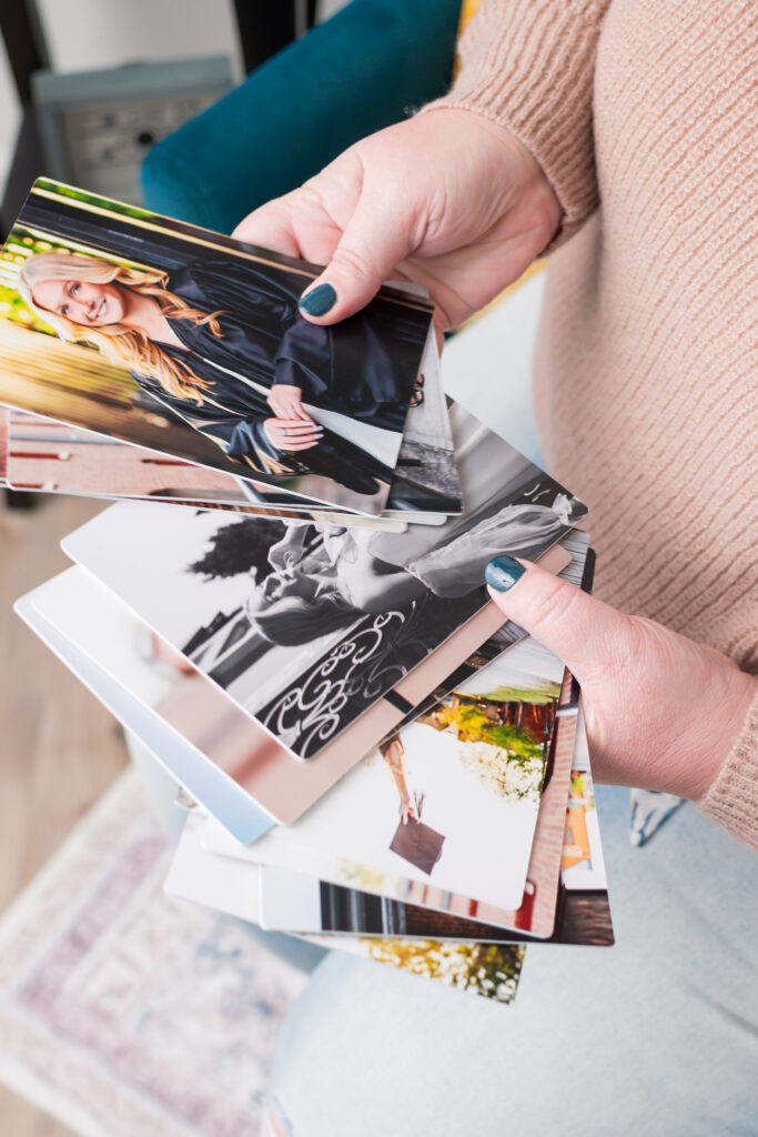 gift prints from senior session